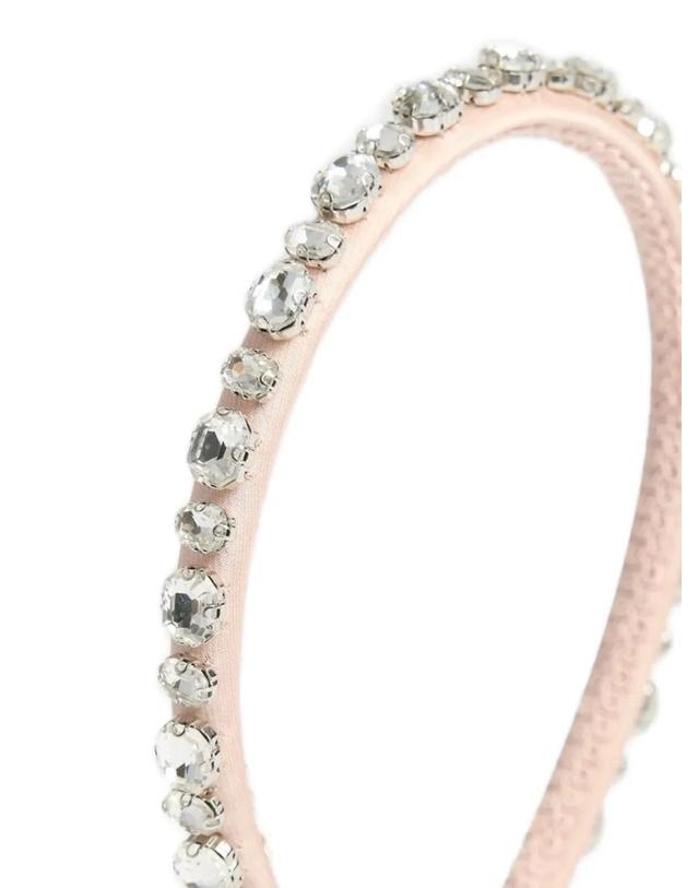 에르뎀 [해외직구] 26 FW 에르뎀 crystal embellished satin headband PF26H150105013 TP454797035 착용컷