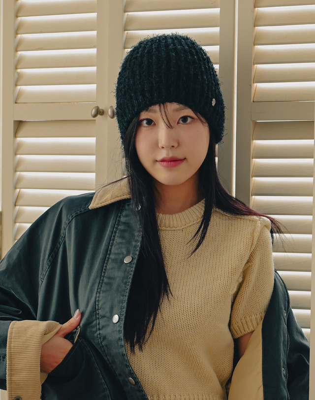 유룩 브레디 부클 비니 4color 착용컷