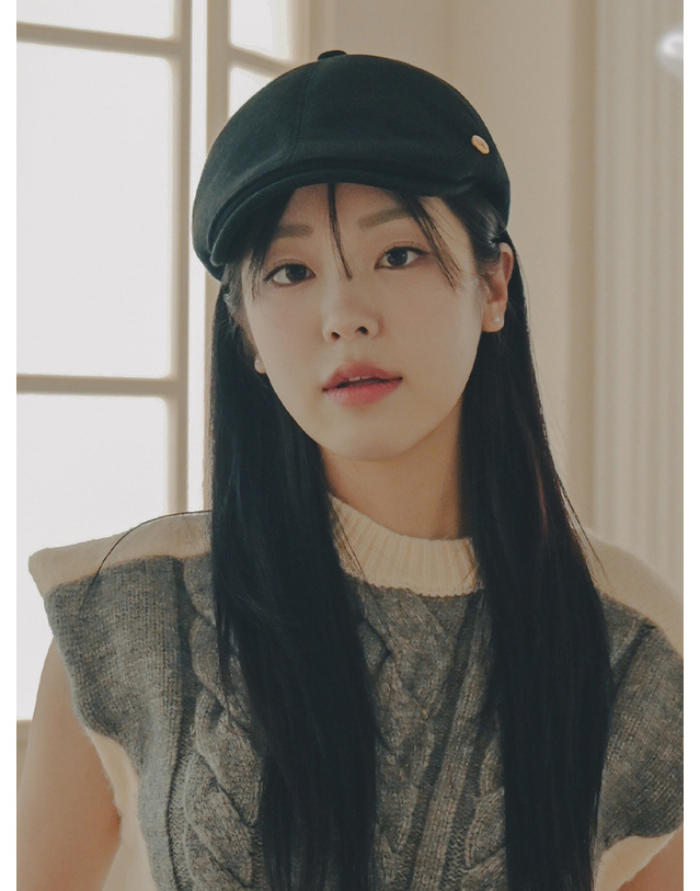 유룩 클래식 울 헌팅캡 4color 착용컷