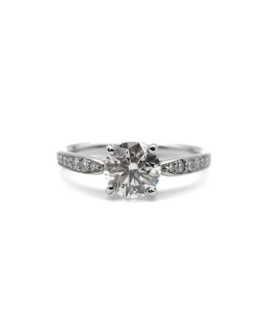 [중고명품] ﻿티파니 하모니 1.01ct 다이아 반지