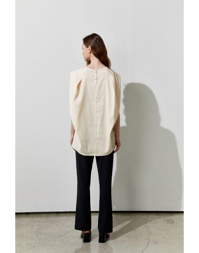 티케비 Black span pants 착용컷