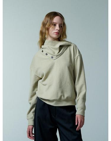 MODULAR V NECK SWEAT