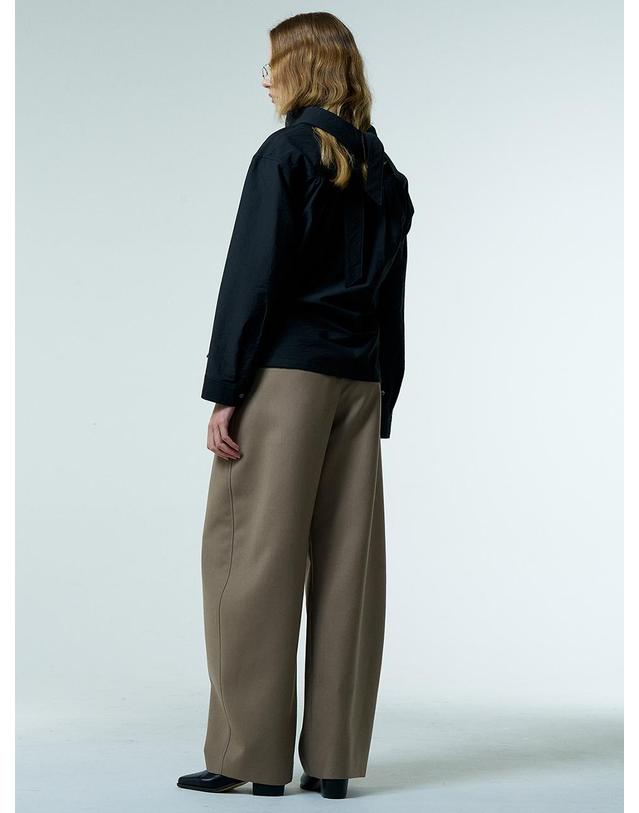 티케비 ARC WOOL PANTS_BEIGE 착용컷