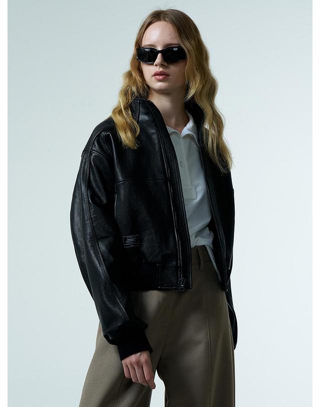 티케비 VEGETABLE LAMBSKIN SPORT JUMPER 착용컷