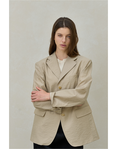 AIRY TAILORED JACKET BEIGE