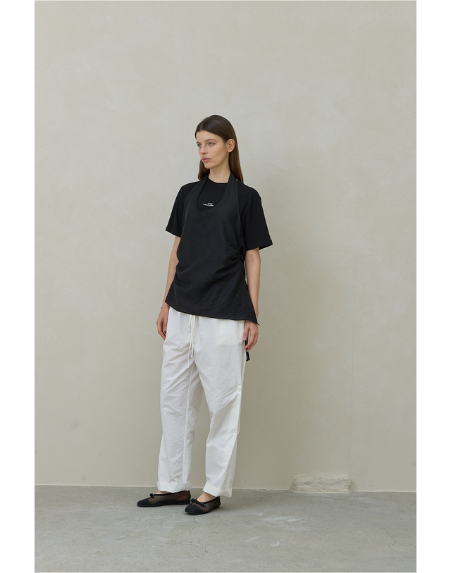티케비 APRON LAYERED TOP 착용컷