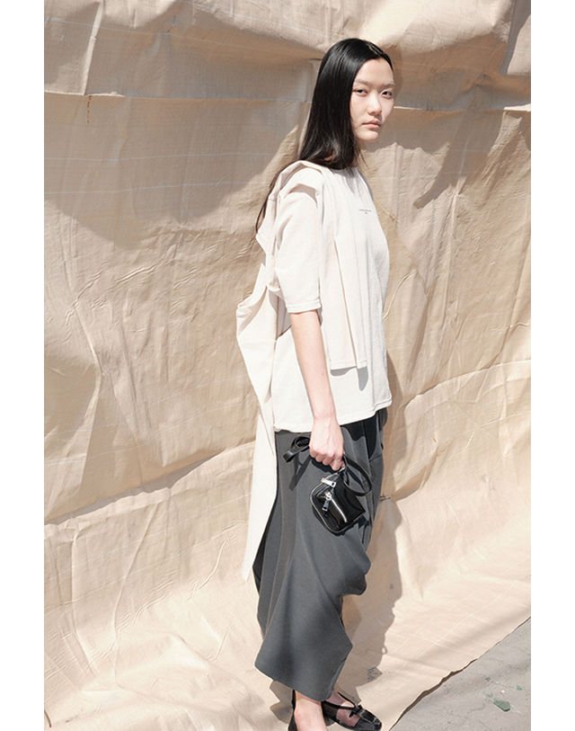 티케비 REODER) AVANT LAYERING TOP 착용컷