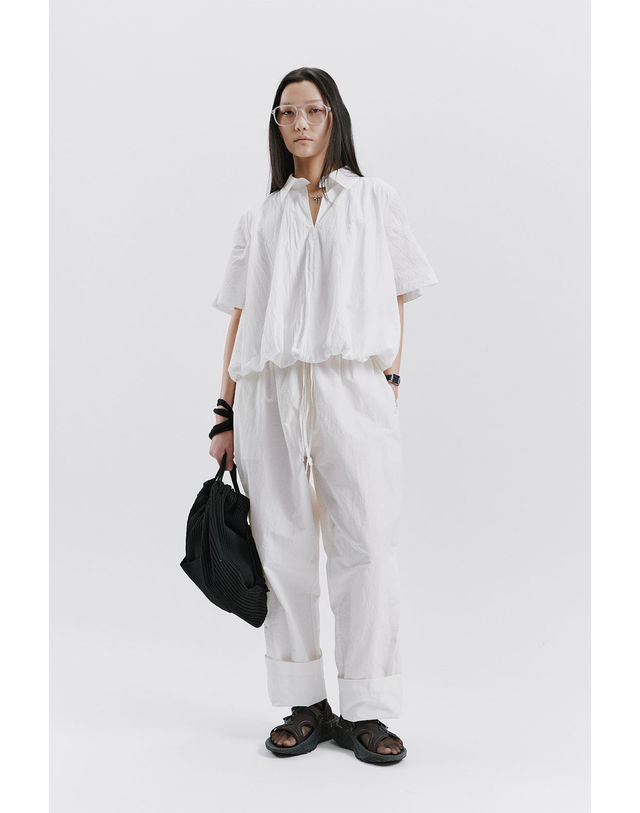 티케비 REODER)LINEN SPORTY STRING PANTS 착용컷