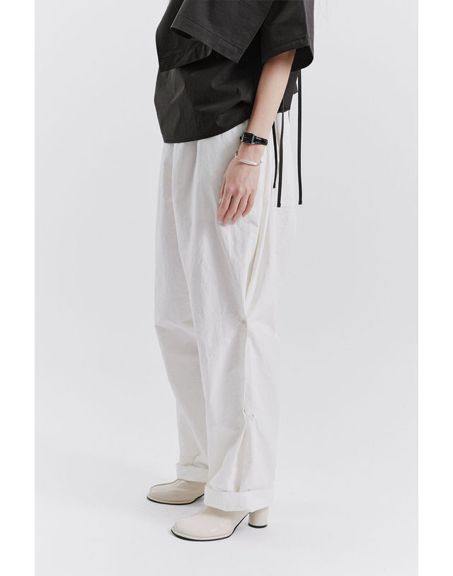 티케비 REODER)LINEN SPORTY STRING PANTS 착용컷
