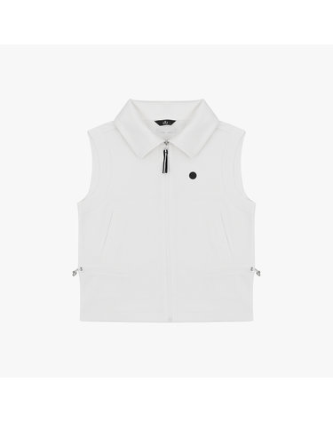드루 골프 여성 와이드 카라 저지 베스트 DF51VE02_WT