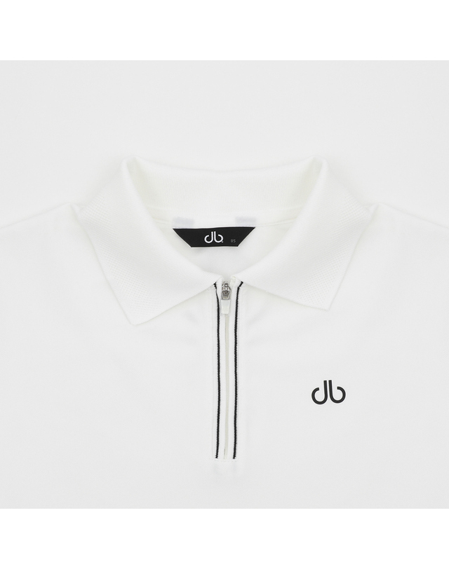 드루골프 드루 여성 앞지퍼 허리조절 긴팔티셔츠 DF44LT07_WT 착용컷
