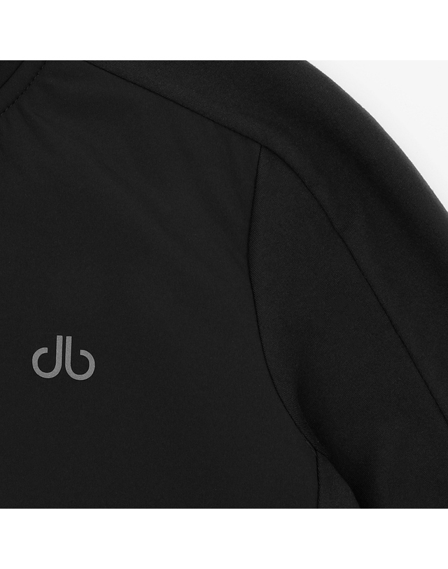 드루골프 드루 골프 여성 앞 패딩 티셔츠 DF44LT05_BK 착용컷