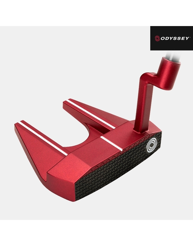 캘러웨이 오디세이 RED SEVEN X 퍼터[말렛][SUPER STROKE PISTOL 2.0] 착용컷