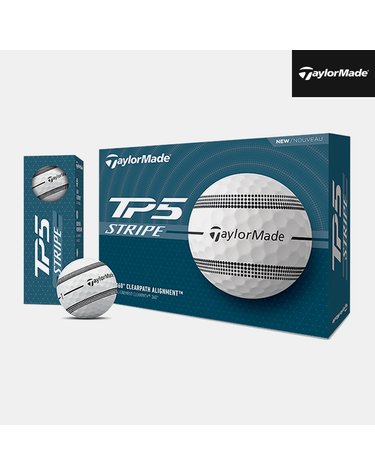 테일러메이드 TP5 스트라이프 골프볼[남여공용][5피스][화이트]