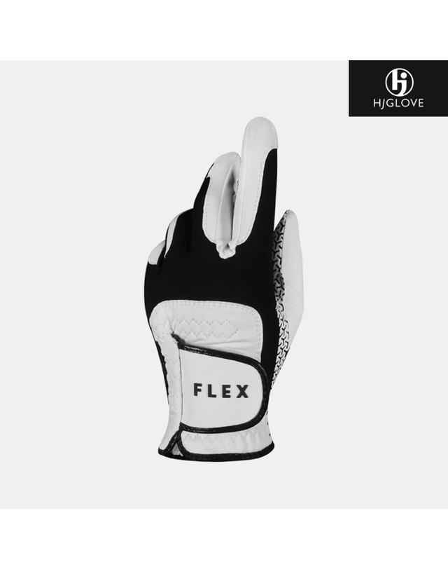 기타 브랜드 [10장패키지]Hj glove 이그젝트 플렉스 실리콘 미끄럼방지 합피 골프장갑[여성용/양손착용] 착용컷