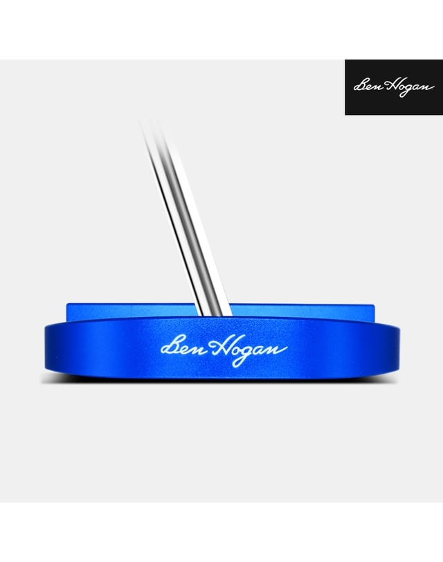 기타 브랜드 벤호건 스윙 바이블 SB-02 제로토크 퍼터[남여공용][말렛][블루][BEN HOGAN GRIP] 착용컷