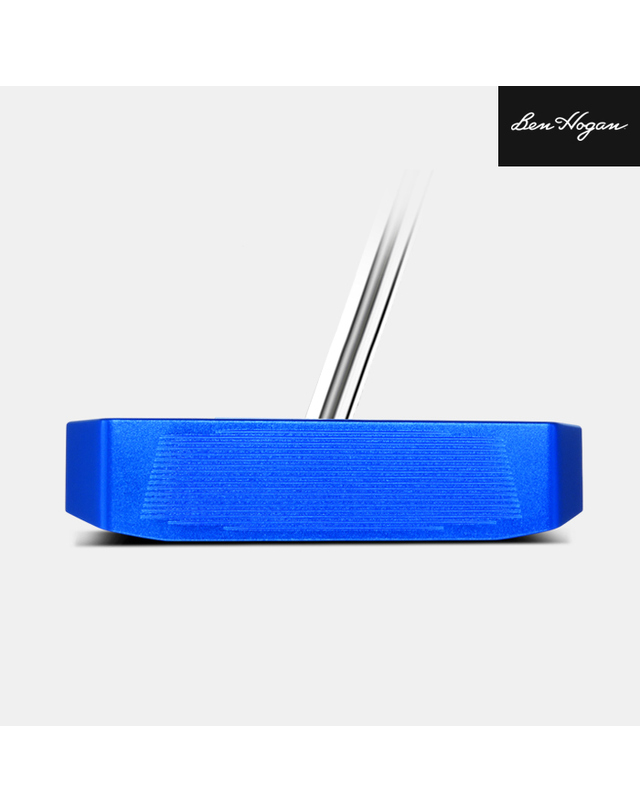 기타 브랜드 벤호건 스윙 바이블 SB-02 제로토크 퍼터[남여공용][말렛][블루][BEN HOGAN GRIP] 착용컷