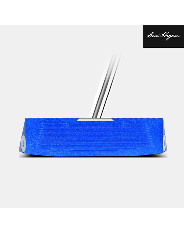 기타 브랜드 벤호건 스윙 바이블 SB-01 제로토크 퍼터[남여공용][말렛][블루][BEN HOGAN GRIP] 착용컷