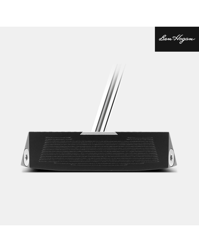 기타 브랜드 벤호건 스윙 바이블 SB-01 제로토크 퍼터[남여공용][말렛][블랙][BEN HOGAN GRIP] 착용컷