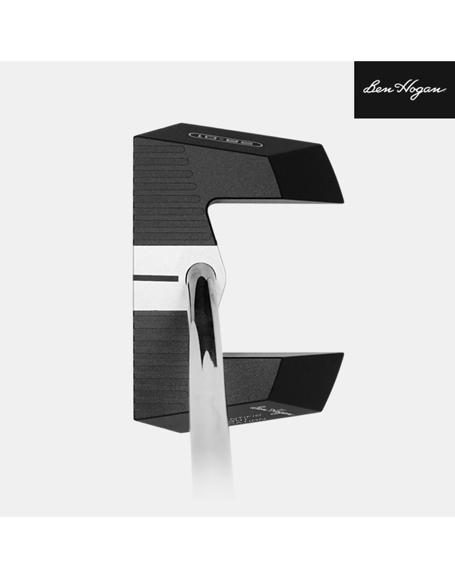 기타 브랜드 벤호건 스윙 바이블 SB-01 제로토크 퍼터[남여공용][말렛][블랙][BEN HOGAN GRIP] 착용컷