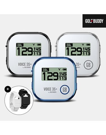 골프버디 보이스 3S 플러스 음성형 GPS 거리측정기 남여공용 3COLORS 시계밴드포함