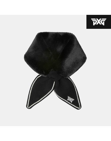 카네정품 PXG PUR 퍼 겨울용 방한 넥워머 여성용 블랙 PIWPW8901-21