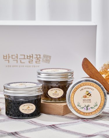 박덕근벌꿀 크림벌꿀 3종선물세트