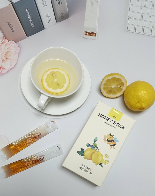 박덕근벌꿀 박덕근벌꿀 레몬꿀 허니스틱 150g x 1개 (15포) 착용컷