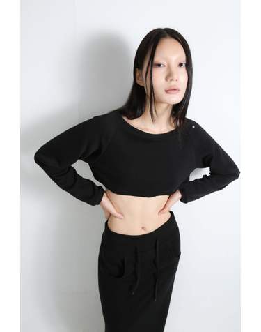 투웨이 볼레로 탑 (블랙)