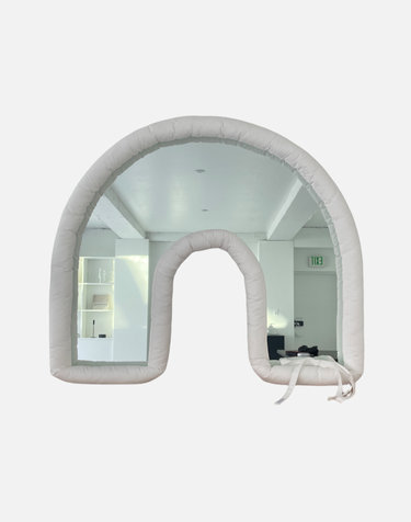 U White cushion mirror