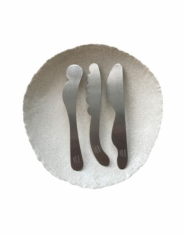 미호미두 Butter Cheese Jam Knife Set 착용컷