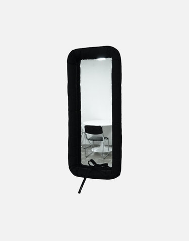 Black Rectangular Mirror