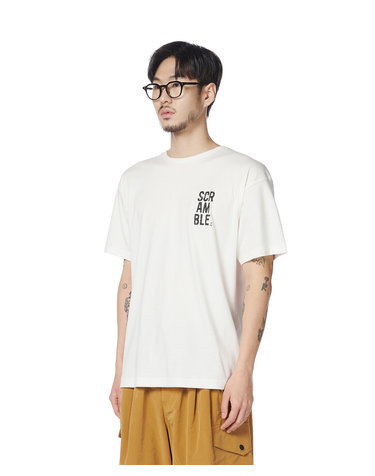 스크램블 로고 티셔츠