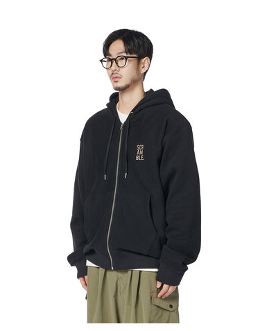 스크램블 집업 후디