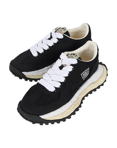 미하라 야스히로 남성 래리 OG솔 캔버스 스니커즈 블랙 A14FW704 BLACK M
