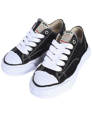 미하라 야스히로 남성 피터슨23 OG솔 캔버스 스니커즈 블랙 A11FW702 BLACK M