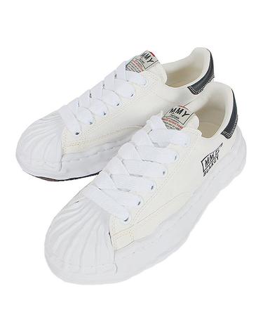 미하라 야스히로 26SS 여성 블레이키 OG솔 캔버스 스니커즈 화이트 A08FW735 WHITE W