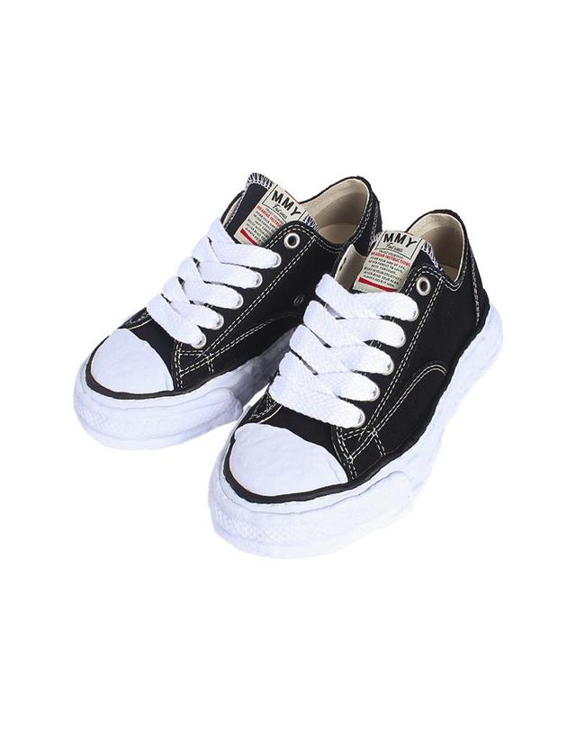 미하라 야스히로 미하라 야스히로 26SS 남성 피터슨23 OG솔 캔버스 스니커즈 블랙 A11FW702 BLACK M 착용컷