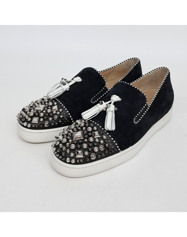 [구구스]중고명품 크리스찬 루부탱 스웨이드 슬립온 240 (NO 10515108)