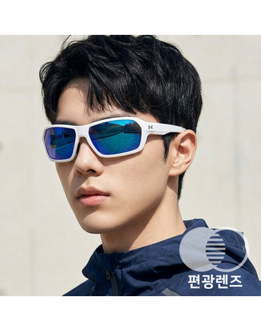 언더아머 편광 스포츠 선글라스 블루 미러 등산 사이클 낚시 UA RECON 6HT7N