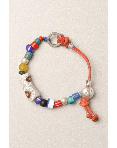 MAUI LEATHER BRACELET-BRICK : ARCHIVE-005