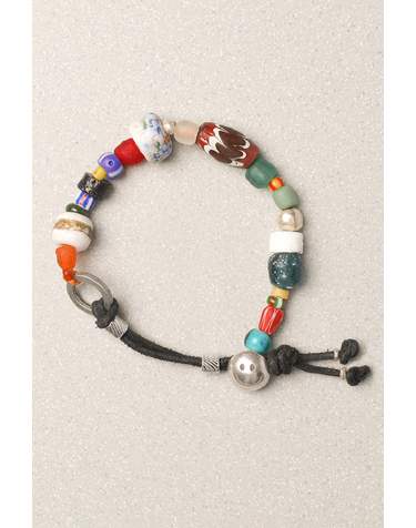 MAUI LEATHER BRACELET-DEEP GREEN : ARCHIVE-005