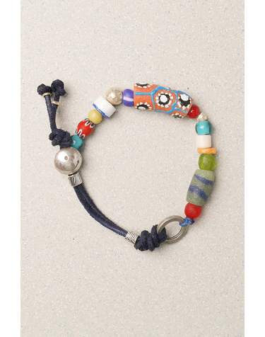 MAUI LEATHER BRACELET-NAVY : ARCHIVE-005