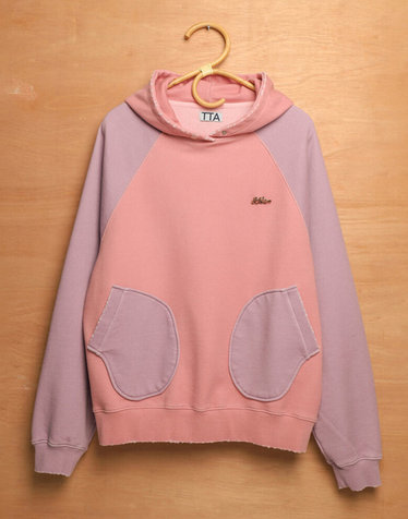 BOXER HOODSHIRTS WITH BADGE-TROPHY PINK