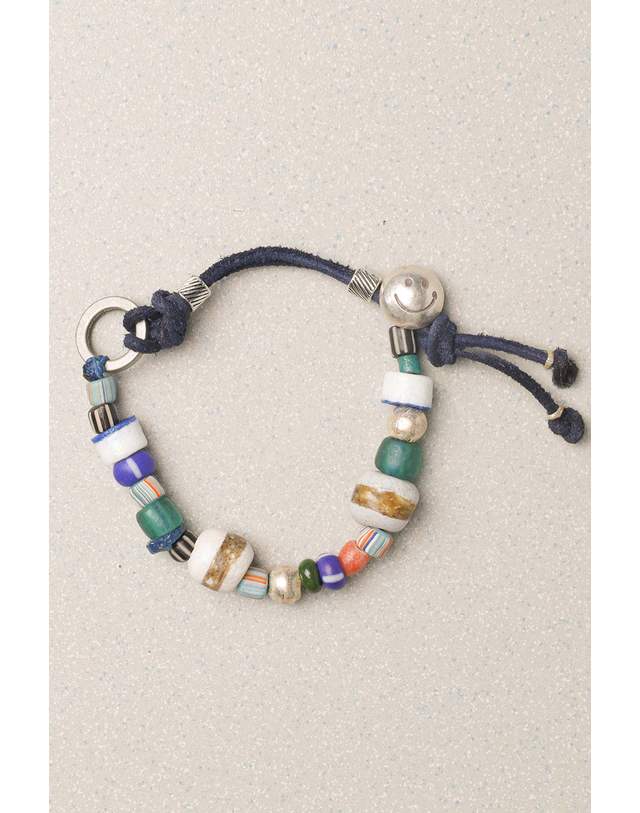 토우토우아카이브 MAUI LEATHER BRACELET-NAVY : ARCHIVE-005 착용컷