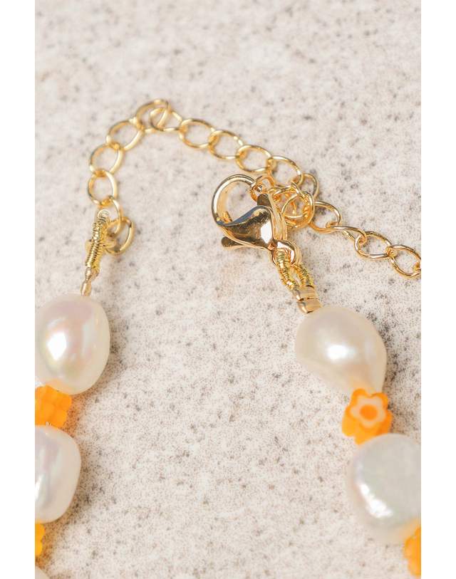 토우토우아카이브 POPPY BRACELET-ORANGE : ARHCIVE-059 착용컷