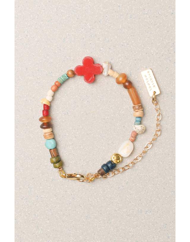 토우토우아카이브 FULL CLOVER BRACELET BLUSH : ARCHIVE-049 착용컷