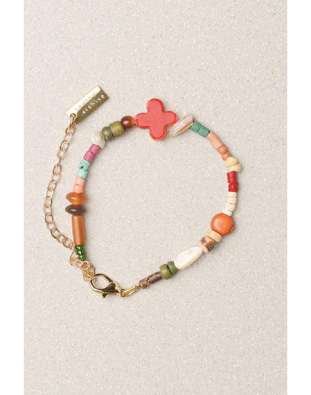 토우토우아카이브 FULL CLOVER BRACELET BLUSH : ARCHIVE-049 착용컷