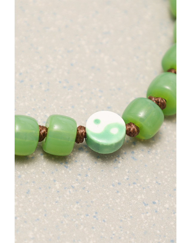 토우토우아카이브 YIN & YANG & MARSHMALLOW BRACELET-SOOP GREEN 착용컷