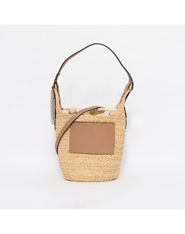 헬렌카민스키 니시다 라피아 여성 버킷백 BAG51961 NATURAL CARAMEL
